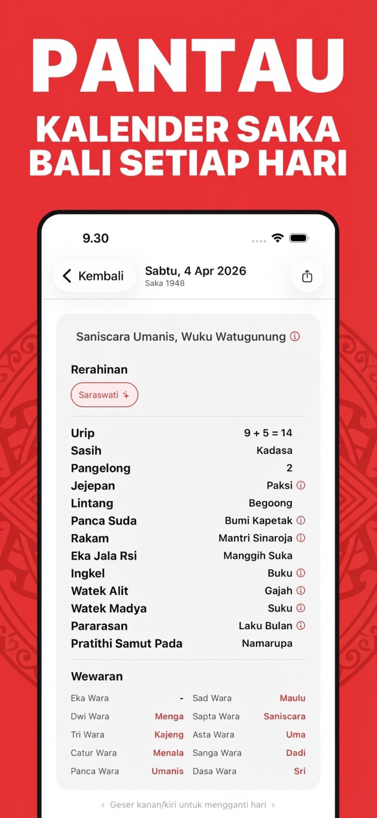 Pantau Kalender Bali Lengkap