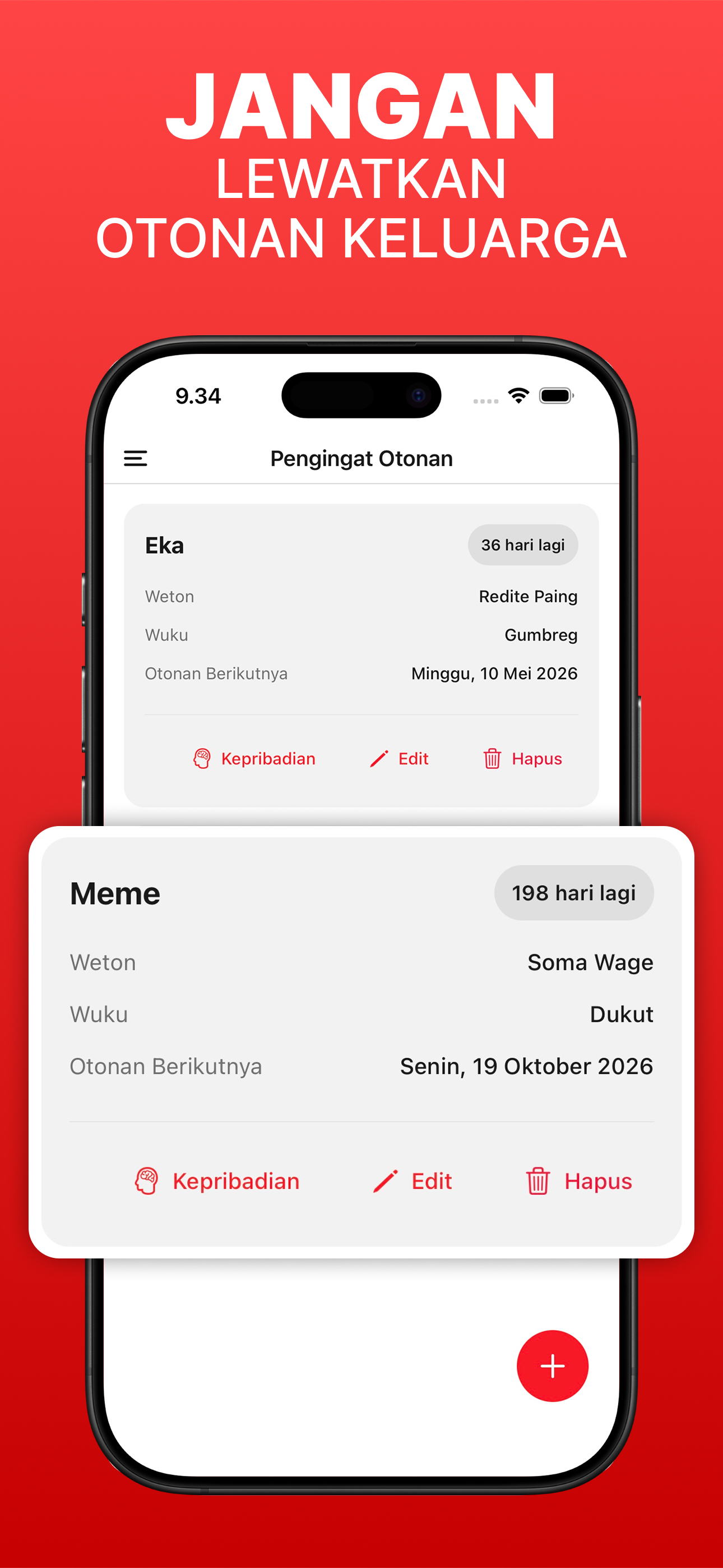 Jangan Lewatkan Hari Penting