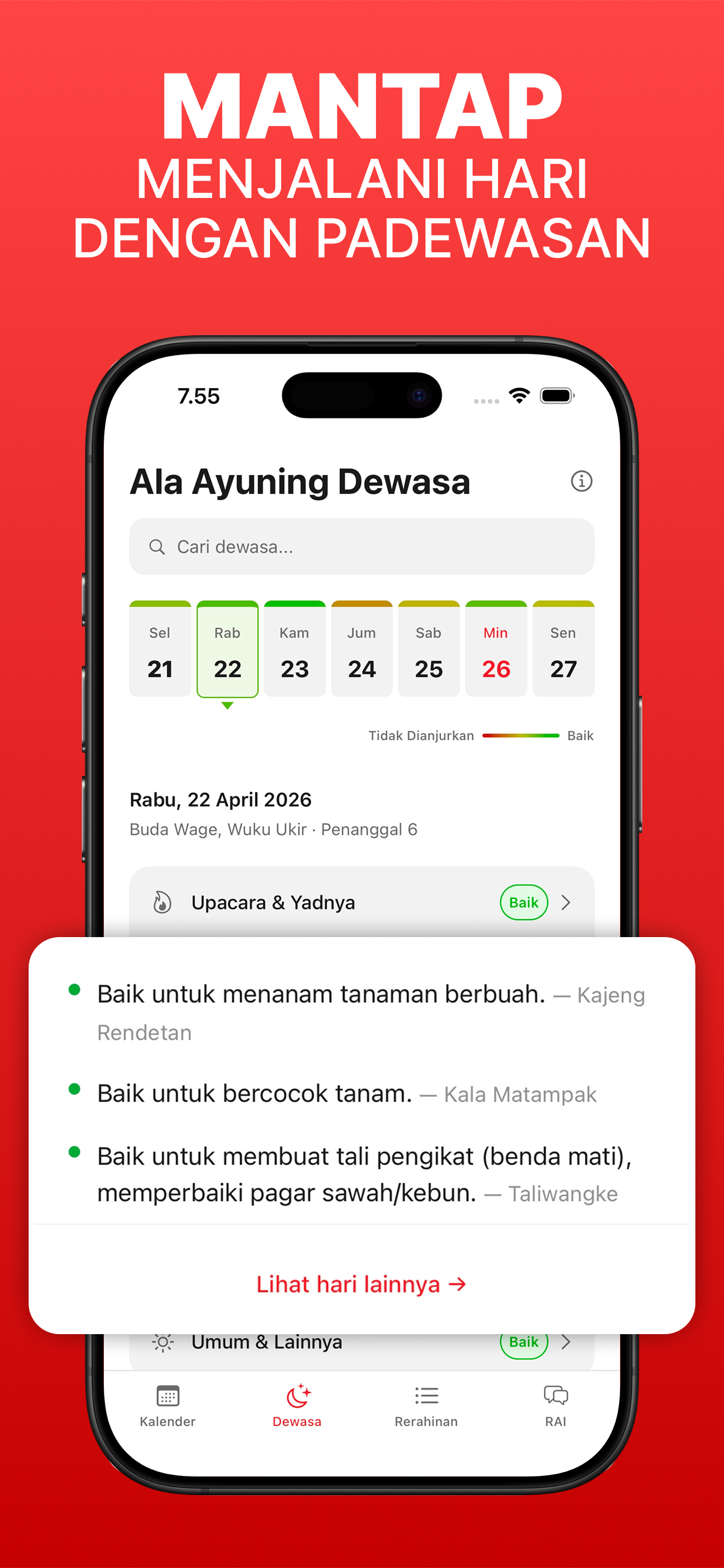 Mantap Menjalani Hari